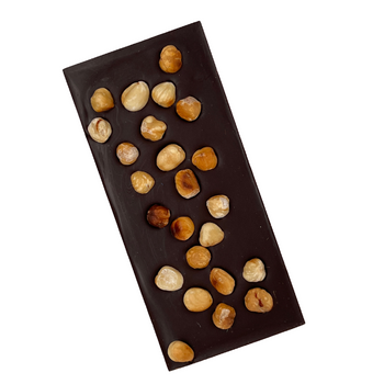 Bitterschokolade mit Haselnüssen 100 g